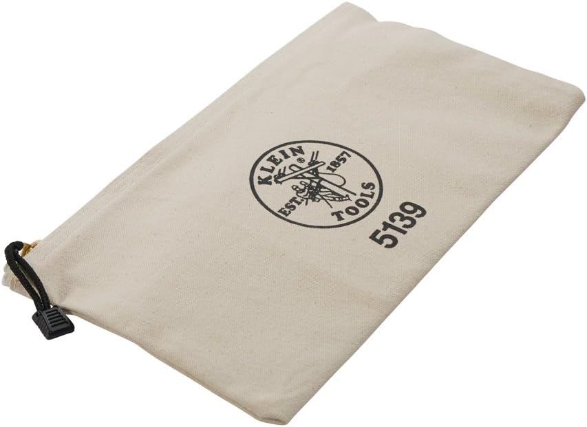 Klein Tools 5139 Canvas Zipper Bag: Home Improvement