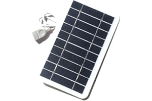 Pasuihcay 5V High Power USB Solar Panel Outdoor Waterproof Hike Camping Portable Cells Battery Solar Charger for Mobile Phone