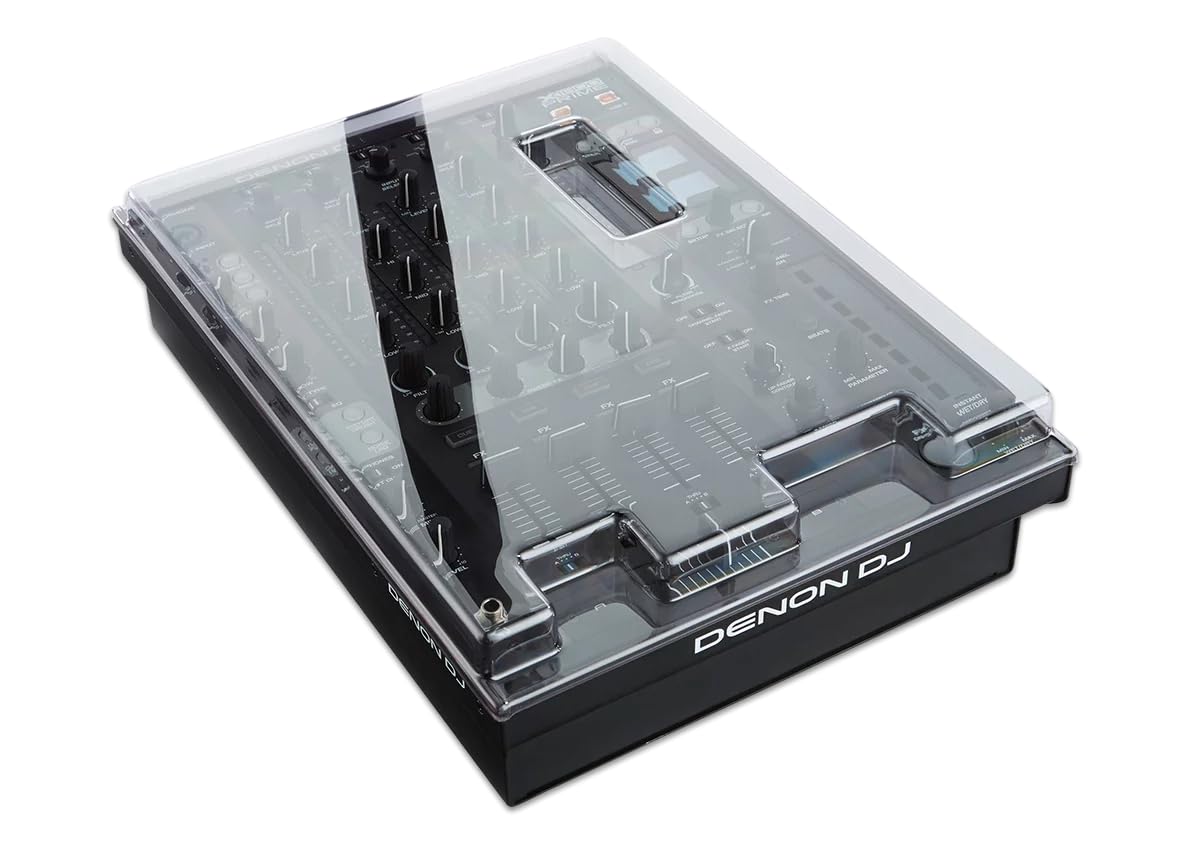 Decksaver Cover for Denon X1800 & X1850 Prime - Super-Durable Polycarbonate Protective lid in Smoked Clear Colour, Made in The UK - The DJs' Choice for Unbeatable Protection