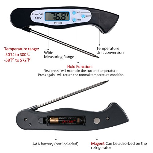 BBQ Accessories,Trofoty Barbecue Gloves Heat Resistant ,Barbecue Brush ,Meat Claws, Grill Tongs and Thermometer for Barbecue Tool Sets Outdoor Cooking Set