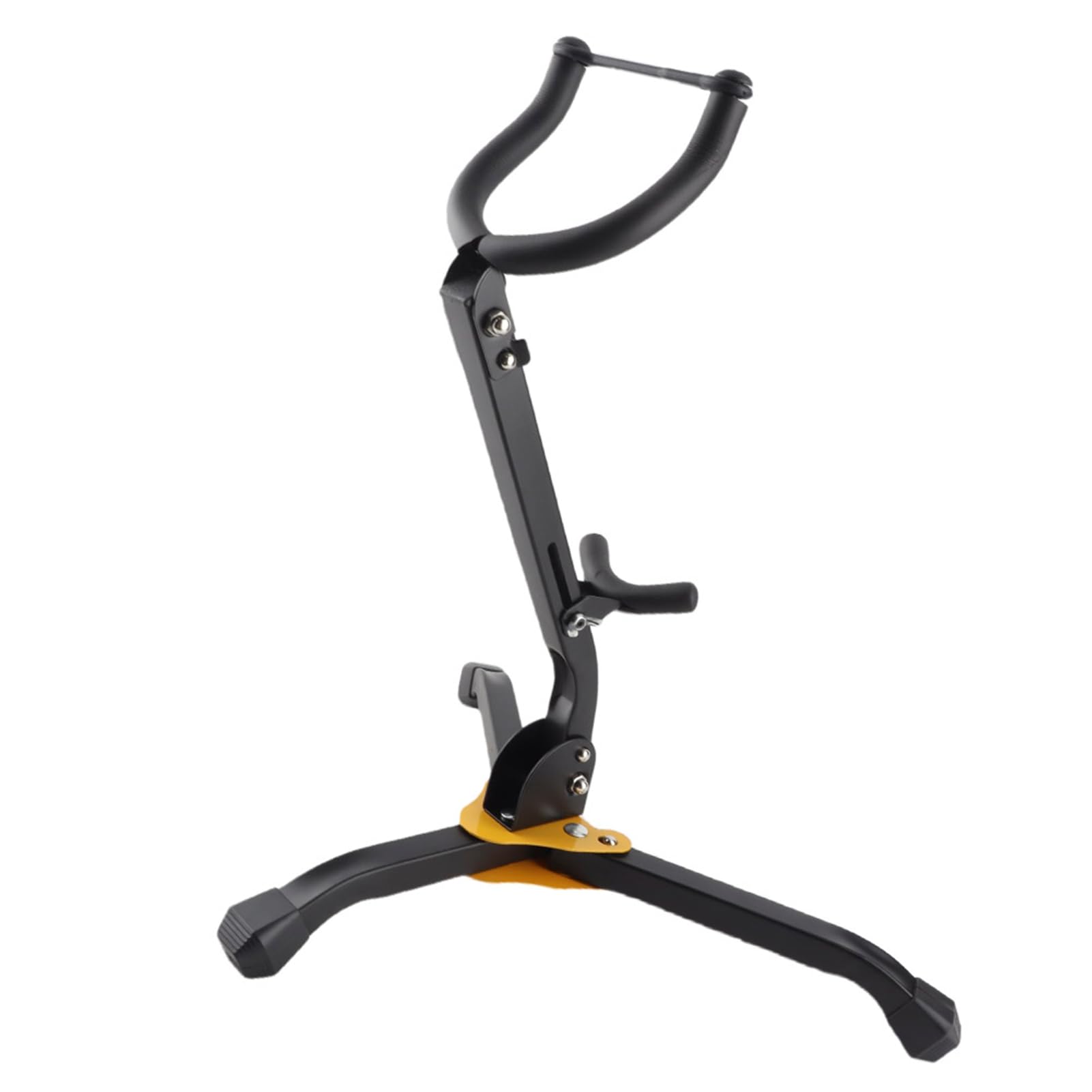 Cocoarm Foldable Saxophone Stand Adjustable Tripod Stand for Alto Tenor Sax, Metal Tripod for Sax Saxophone Portable Tenor Sax Stand with Locking Pin