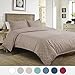 Bedsure Duvet Cover Set with Zipper Closure-Camel Diamond Pattern, Full/Queen (86