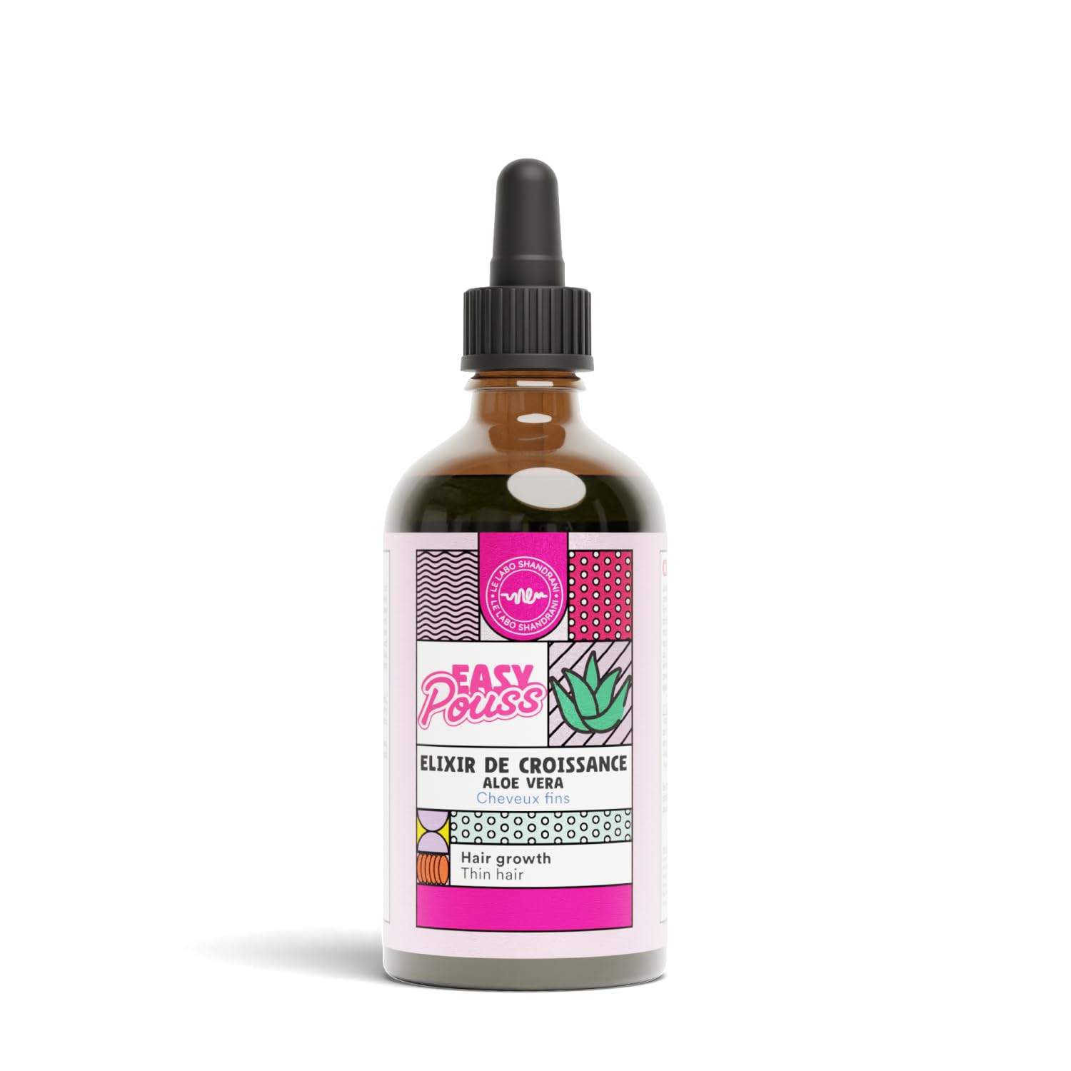 Easy Pouss | Hair Growth Elixir | Stops Hair Loss & Facilitates Hair Regrowth | Strengthens Hair | Normal, Fine and Fragile Hair | Made in France | 100 ml