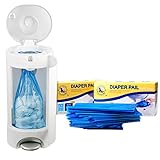 Francis & Pony Diaper Pail Refills (32 Bags, 800 Diapers) Seal and Toss Refill Bags Compatible with All Munchkin Diaper Pails