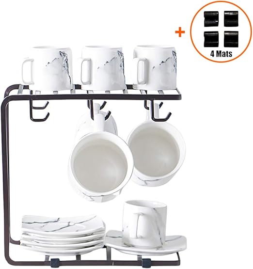 Amazon Com Wecolz Stainless Steel Coffee Mug Holder Decor