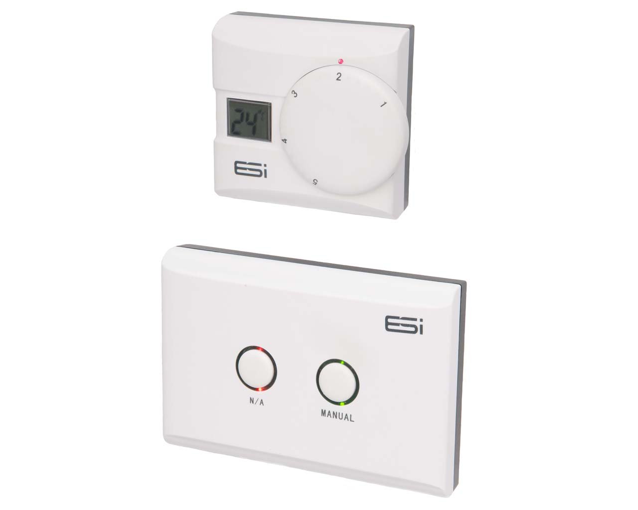 ESI - Energy Saving Innovation Controls ESRTERFW Wireless Electronic Room Thermostat with LCD Display