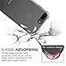 Speira Transparent Case with Reinforced Corners Compatible with iPhone 8 Plus/iPhone 7 Plus, [Anti-Discoloration] [No-Slip Grip] (Purple)