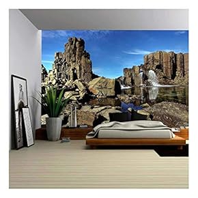 Unusual Coastal Rock Formations at Kiama - Removable Wall Mural | Self-Adhesive Large Wallpaper - 66x96 inches
