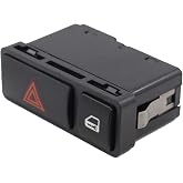 Hazard Warning Flasher Light Switch w/Door Central Lock Locking Button | for BMW 323Ci 328Ci 2000 323i 328i 1999-2000 325Ci 325i 325Xi 330i 330Xi 2001-2005 M3 2001-2006 Z4 2004-2008