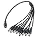 uxcell CCTV Camera 8 Channel Power Cable Splitter DC 1 Female to 8 Male 5.5x2.1mm