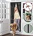 OMorc Magnetic Screen Door, Heavy Duty Mesh Curtain with Full Frame Velcro, Fits Door Openings up to 34