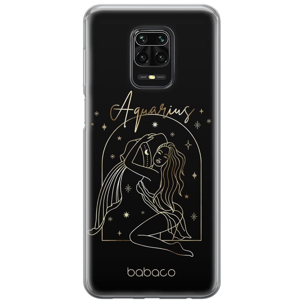 Babaco ERT GROUP mobile phone case for Xiaomi REDMI NOTE 9 PRO/ 9S original and officially Licensed pattern Zodiac Woman 011 optimally adapted to the shape of the mobile phone, case made of TPU