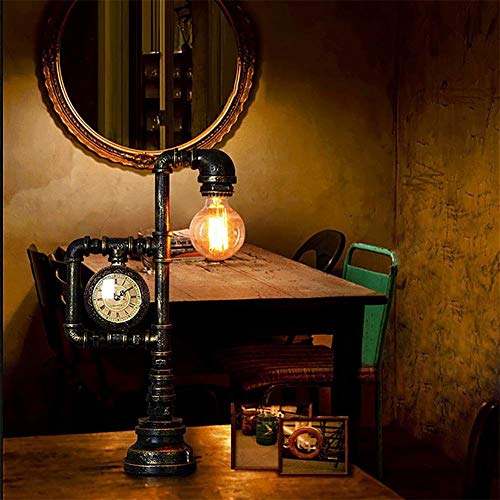 Iron Water Pipes Table Lamp - Image 4