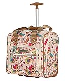 Lily Bloom Under the Seat Design Pattern Carry on Bag With Wheels (One Size, Tweety Twig -2)