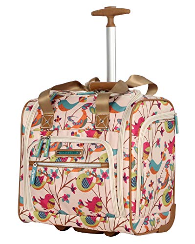 Lily Bloom Under the Seat Design Pattern Carry on Bag With Wheels (One Size, Tweety Twig -2)
