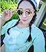 Sunny&Love Women Vintage Sunglasses Metal Frame Etewear