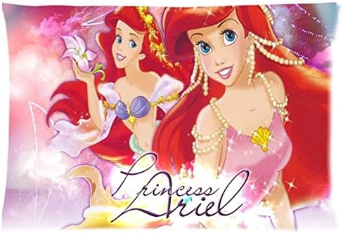 Sculpture Life Princess Ariel Pillow Cases Custom Pillow Case Cushion Cover 20 X 30 Inch (Twin Side)