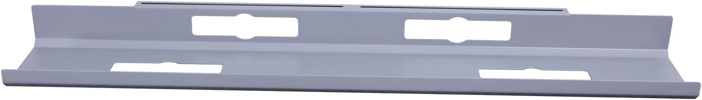 AITERMINAL Metal Cable Tray for Electric Standing Desk-Grey