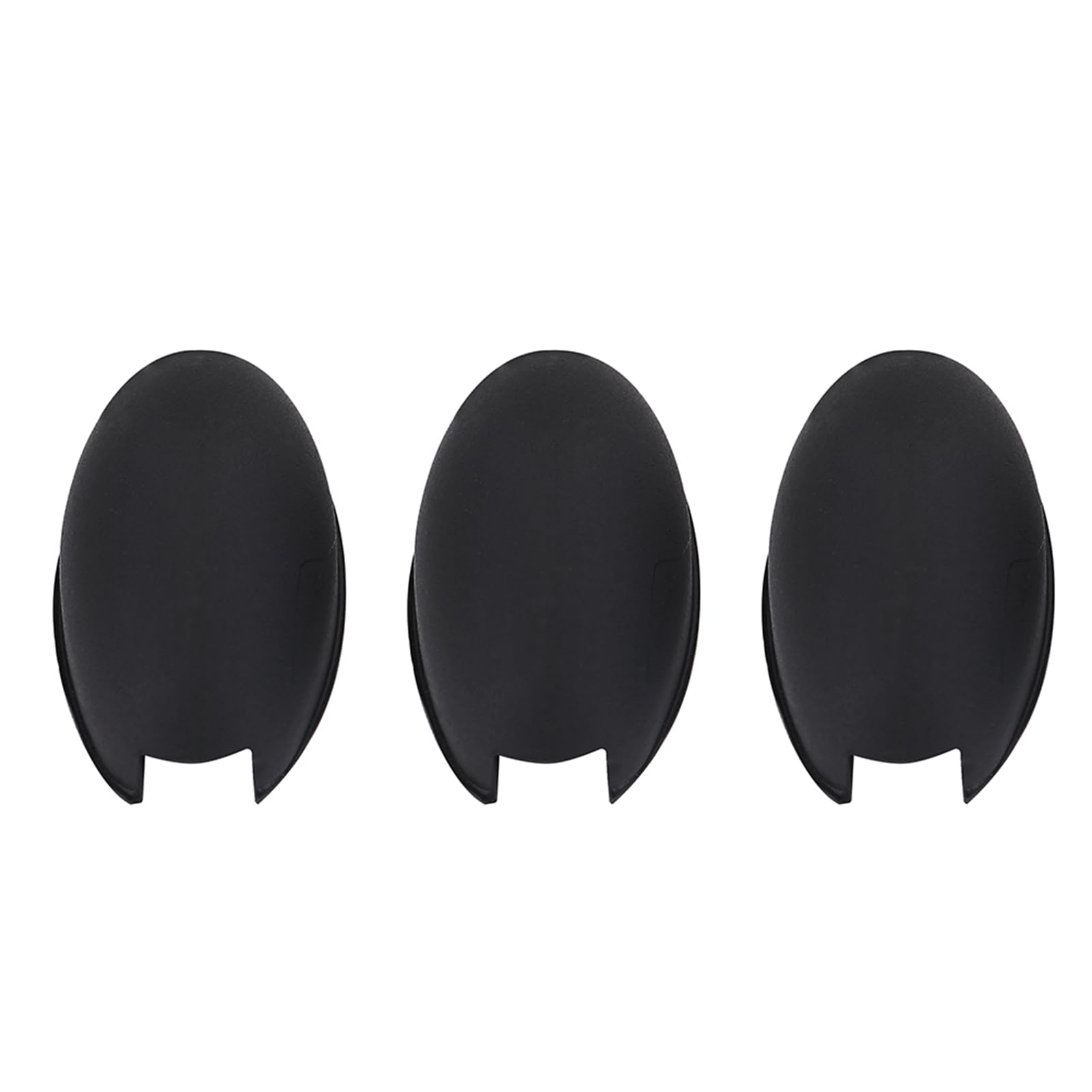 Saxophone Finger Rest, 3Pcs/Set Rubber Saxophone Palm Key Risers Pads, Black Sax Thumb Rest Cushions for Soprano Alto Te