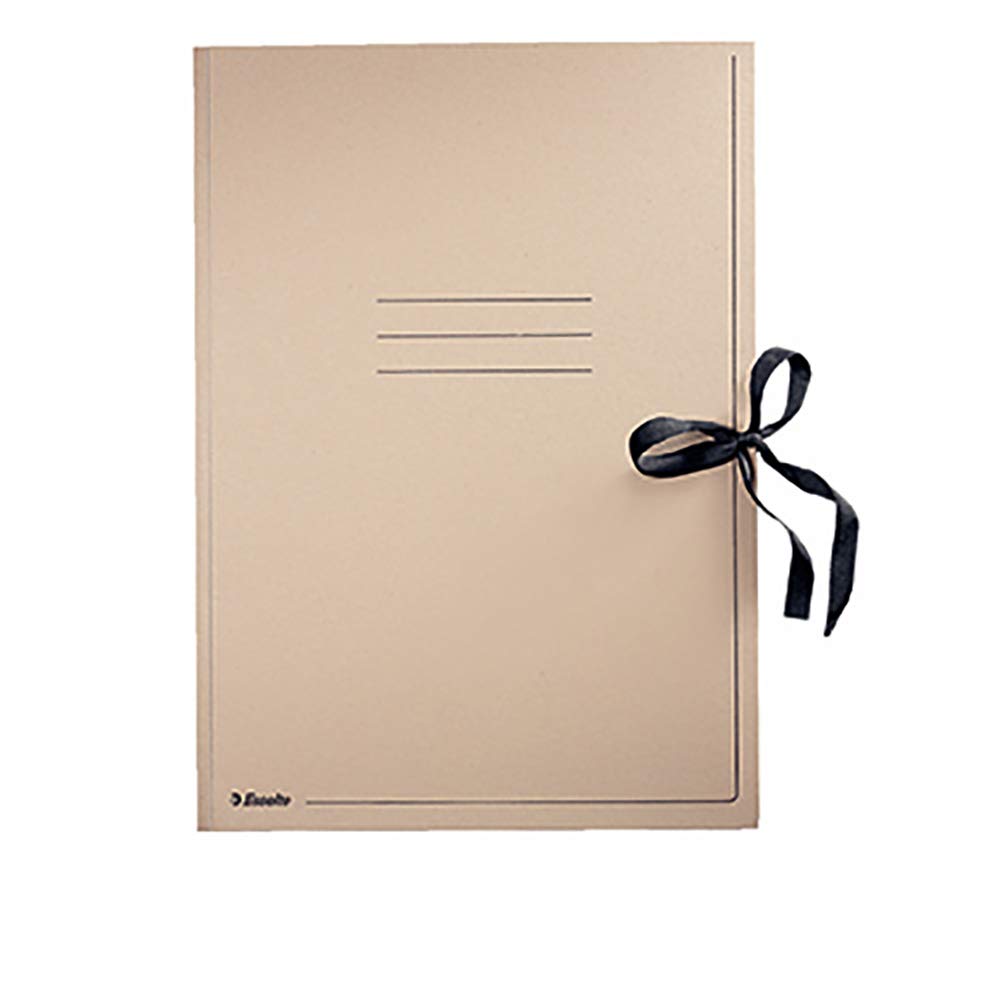 Leitz 6585 Portfolio with Ties A2 Cardboard Grey