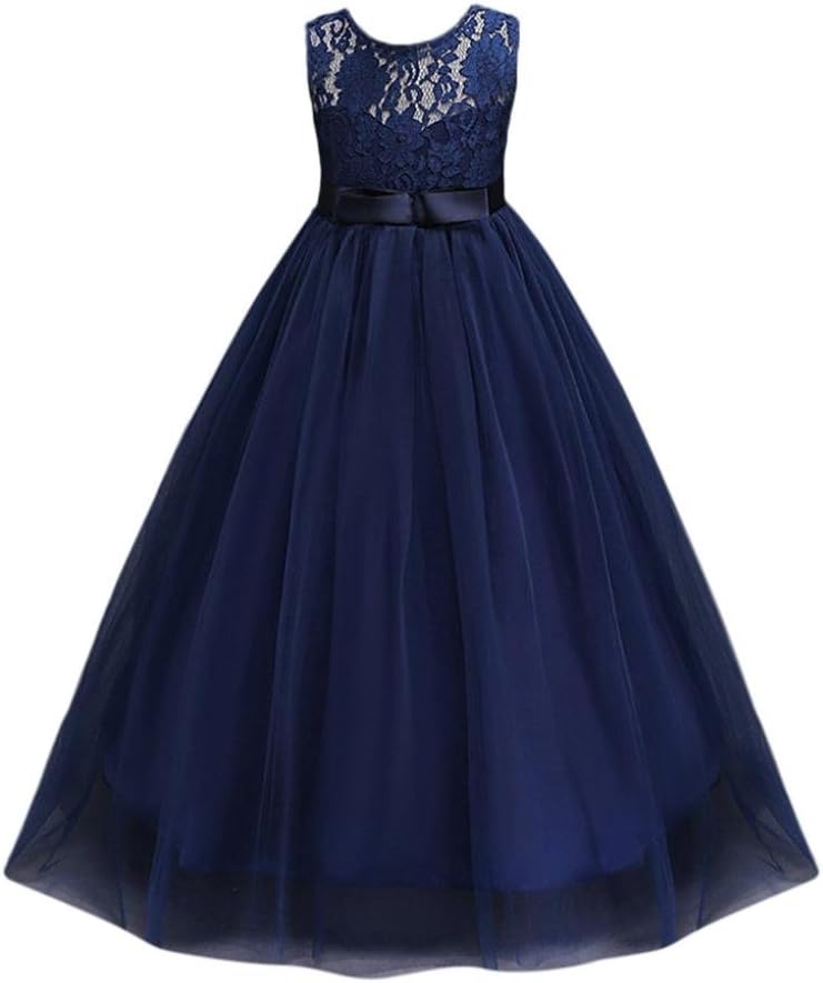 Girls Dresses, Wanshop® Flower Baby Girl Long Sleeve Princess Bridesmaid Pageant Gown Birthday Party Wedding Dress for 0-12 Years Old Months Girls