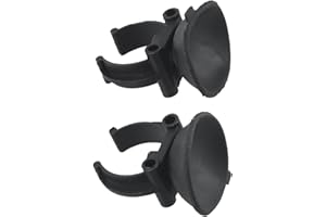 Brand Name Replacement Aquarium Heater Suction Cups Clips, 2PCS Fish Tank Heater Mount Holder for 1/2 Inch Diameter Heaters, 