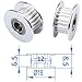 IronBuddy GT2 Timing Pulley 20 Teeth 5mm Bore with Bearing for 6mm Belt Aluminum Pulley Wheel for 3D Printer, Pack of 5 (20 Teeth)