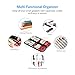 ATAILORBIRD Roll-Up Electronics Organizer, Folding Small Gadget Storage Bag for Cables, Pens, Pencils, Earphones, Cosmetic Gadget or Other Electronics Accessories - Small