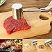 Dishwasher Safe Meat Tenderizer, 304 Stainless Steel Heavy Duty Meat Hammer Softener for Tenderizing Steak, Beef, Chicken, Lamb and Minced Meat