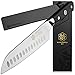 KESSAKU Santoku Knife - 7 inch - Dynasty Series - Razor Sharp Kitchen Knife - Forged ThyssenKrupp German High Carbon Stainless Steel - G10 Garolite Handle with Blade Guard