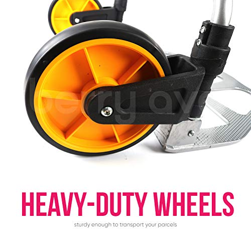 image for Berry Ave Foldable Hand Cart – Easy Folding Hand Truck – Aluminum 