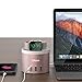Oittm Apple Watch Series 3 Stand [3 in 1 Bracket Power Dock] 4-Port USB Rechargeable Stand with Phone Holder for iPhone X, iPhone8, 8 Plus, 7, 7 Plus, 6 Plus, iWatch 2/1, Fitbit Blaze (Rose Gold)