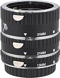 Xit XTETC Auto Focus Macro Extension Tube Set for