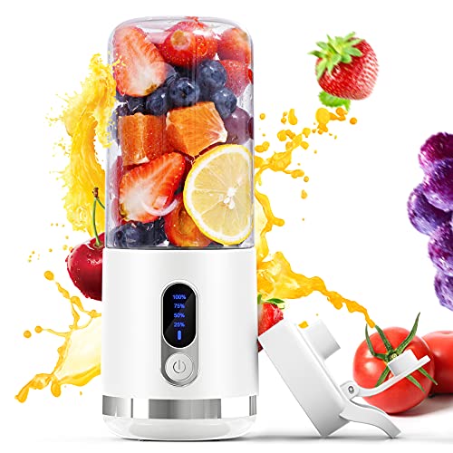 USB Rechargeable Portable Blender - 12-Blade Power Ice Crusher With