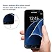 AOFU Samsung Galaxy S7 Screen Protector, Tempered Glass, 9H Hardness, Bubble (3Pack)