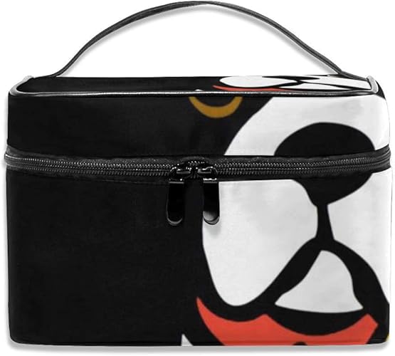 Amazon ボストンテリア フレンチブルドッグ メイクポーチ メイクケース コスメ収納スタンド 大容量 小物整理 男女兼用 プレゼント 張 海外 旅行グッズ 育児グッズ 23 17 16cm Sxxd トイレタリーバッグ