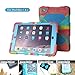 iPad Mini Case, Aceguarder new hot [Kickstand ] Rugged shock proof kids proof Case Cover with Stand and Screen Protector for Apple iPad Mini / Mini 2 / Mini 3 (Gifts Outdoor Carabiner + Whistle + Handwritten Touch Pen)(ICE/BLUE)