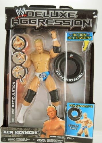 WWE - 2007 - Deluxe Aggression Series 07 - Ken Kennedy Action Figure - w/ Spare Tire - Limited Edition - Collectible
