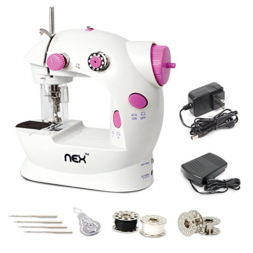 NEX Mini Sewing Machine for Beginners, Portable Dual Speed Sewing