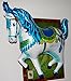 Space Pet Levitating Circus Carousel Horse Blue 35 inch Flying Floating Anti-Gravity Toy HOVERS in MID-AIR - Interactive & Educational String-less Pet Balloon for Kids & Adult Indoor Events