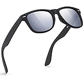 FEIDUSUN Sunglasses Men Polarized Sunglasses for Mens and Womens,Black Retro Sun Glasses Driving Fishing UV Protection