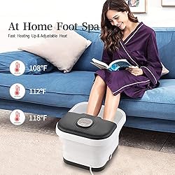 iFedio Collapsible Foot Spa with Heat and Massage