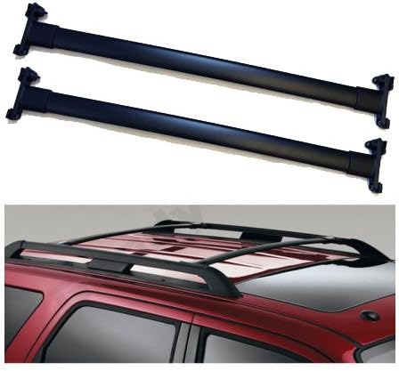 Roof Rack Cross Bars Black Luggage Carrier for 07-17 Ford Expedition OE Style