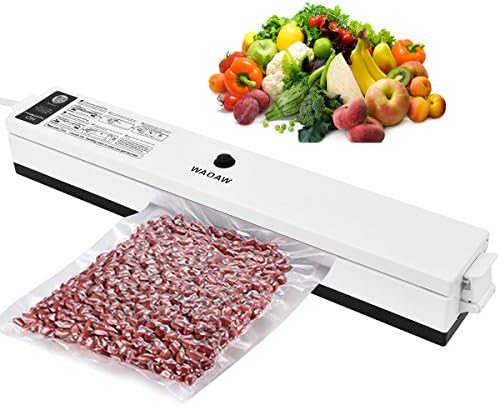 WAOAW Portable Vacuum Sealer Machine with Starter Kit for Food Sealers Vaccum Packing Plus 15 Pcs Sealer Bags