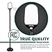Sleekform LED Floor Lamp for Reading & Crafting | Adjustable Standing Overhead Gooseneck | Full Spectrum Dimmable| Eye Protective Natural Daylight | Sturdy Base | For Hobbies, Sewing, Crafting