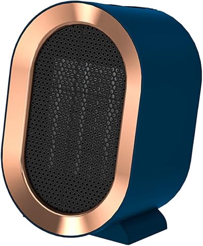 Deyaah 1200W Ceramic Plug-in Fan Heater Two Heat Modes 220V Blue