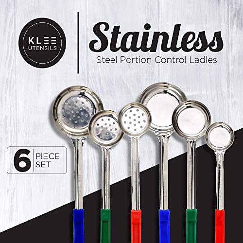 Klee Utensils 6Piece Stainless Steel Portion Control Ladles with Long Handles Pricepulse