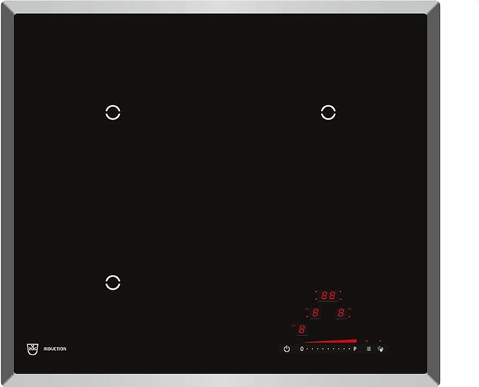 V Zug Gk37timsc Induktion Glaskeramik Kochfeld Autark Herdfeld Herdplatte Kochzone Amazon De Elektro Grossgerate