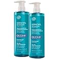 Ducray Keracnyl Foaming Gel 400ml Face and Body Hygiene of Oily Skins with Acne Tendency (Packed of 2)