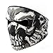 Graphic Style Skull Black Neoprene Adjustable 2 in 1 Reversible Full Face Mask Motorcycle Snowboard Ski